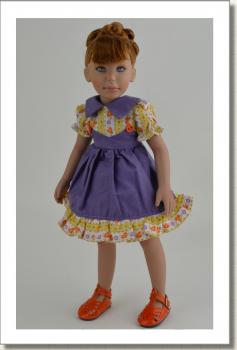 Affordable Designs - Canada - Leeann and Friends - Vintage Dress and Shoes Set - Tenue